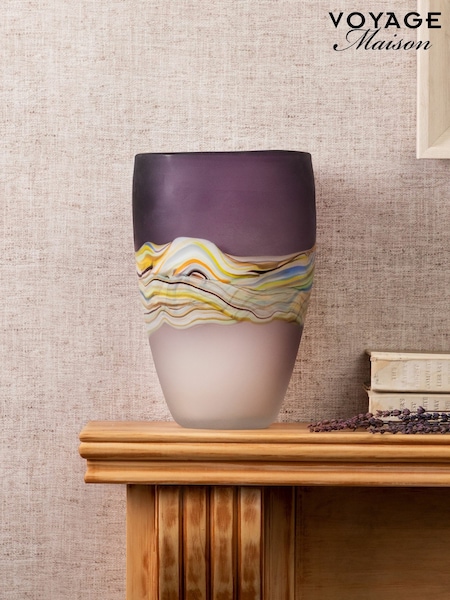 Voyage Maison Amethyst Marcellus Hand-Blown Glass Vase (K81385) | £56