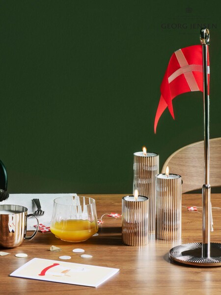 Georg Jensen Set of 3 Bernadotte Candleholder and Tealight Holder (K81812) | £122