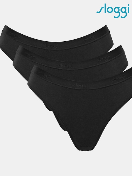 Sloggi GO Casual High Leg Knickers 3 Pack (K82139) | £26