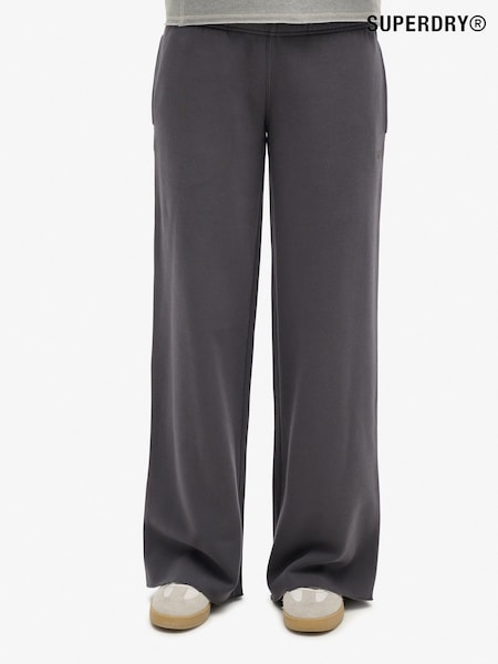 Superdry Dark Grey Wash Straight Joggers (K82334) | £50