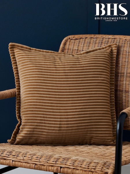 BHS Natural Corduroy Cushion (K82679) | £17