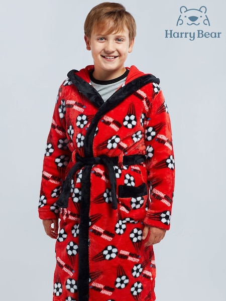 Harry Bear Red Football Dressing Gown (K83025) | £21