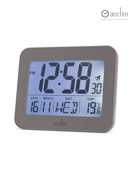 Acctim Clocks London Sky Otto LCD Alarm Clock (K83145) | £28