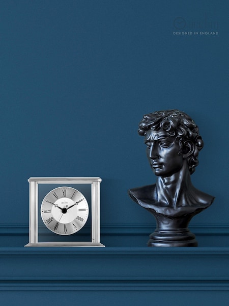 Acctim Clocks Silver Vermont Skeleton Mantel Clock (K83170) | £120
