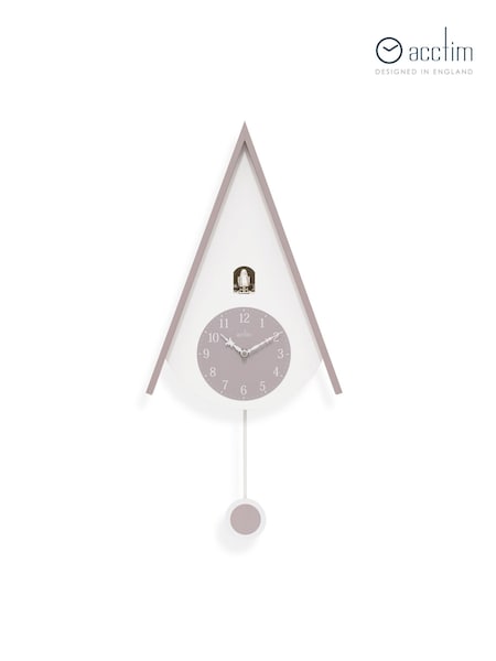 Acctim Clocks Mauve Purple Lulea Chalet Style Cuckoo Clock (K83206) | £145