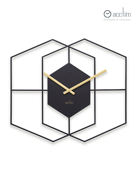 Acctim Clocks Matt Brass Addison 55cm Wall Clock (K83224) | £68