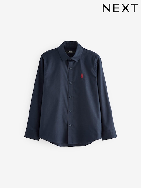 Navy Single Oxford Shirt (3-16yrs) (K83499) | £11 - £16