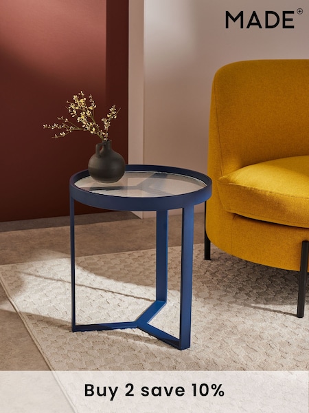 MADE.COM Blue Aula Side Table (K83630) | £249