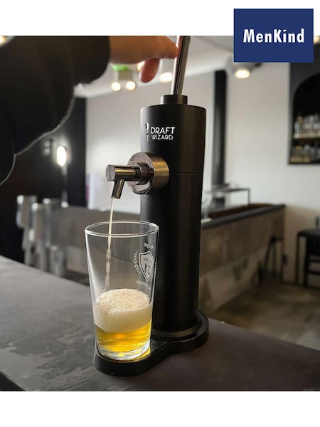 MenKind Black Draft Wizard Frothing Beer Dispenser (K83890) | £59