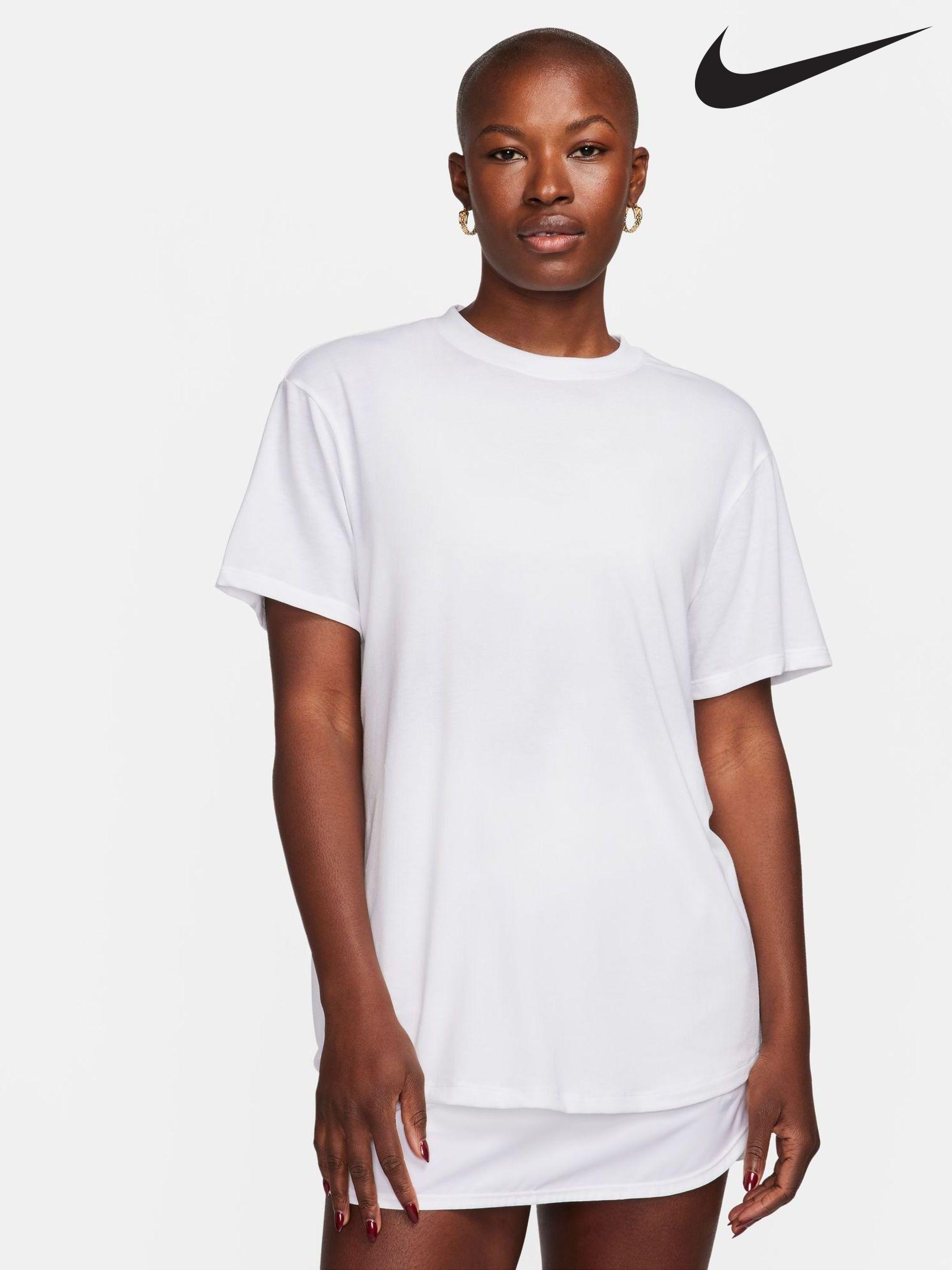 Buy Women s T Shirts White Nike Tops Online Next UK