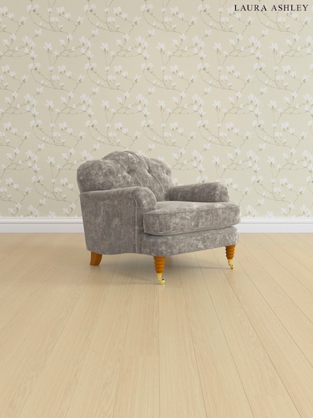 Kingsley Velvet/Pale French Grey Havering By Laura Ashley (K84724) | £1,050