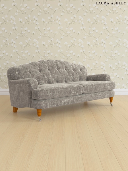 Kingsley Velvet/Pale French Grey Havering By Laura Ashley (K84724) | £1,550
