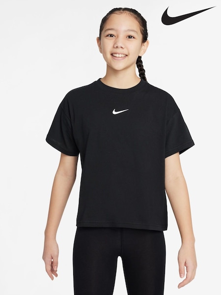 Nike Black Sportswear 100% Cotton T-Shirt (K85096) | £20