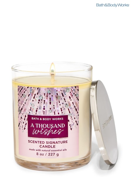 Bath & Body Works A Thousand Wishes A Thousand Wishes Single Wick Candle 8 oz / 211 g (K85309) | £20