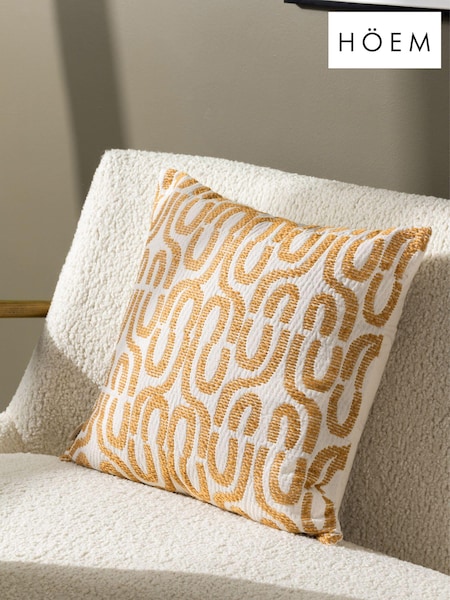 HÖEM Chai Ibizia Abstract Woven 100% Cotton Cushion (K85605) | £26