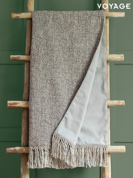Voyage Slate Oryx Throw (K86664) | £200