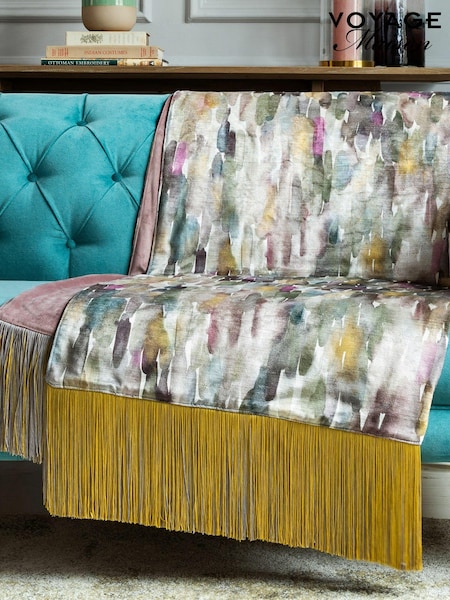 Voyage Ironstone Cream Azima Throw (K86681) | £220