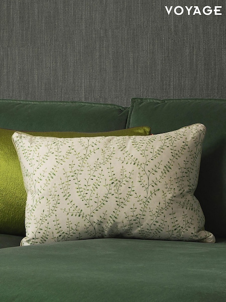 Voyage Apple Eden Floral Piped Cushion (K87658) | £38