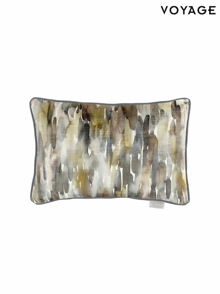 Voyage Bamboo Azima Abstract Piped Cushion (K87678) | £42