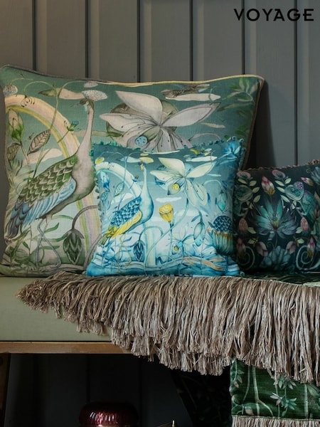 Voyage Iris Luan Animal Piped Cord Cushion (K87771) | £28