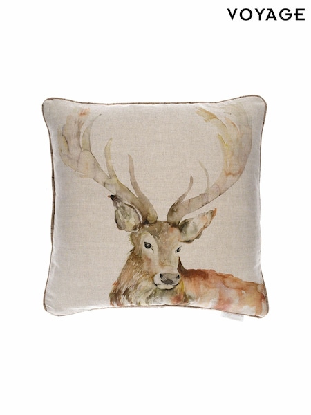 Voyage Linen Gregor Animal Piped Cushion (K87829) | £42