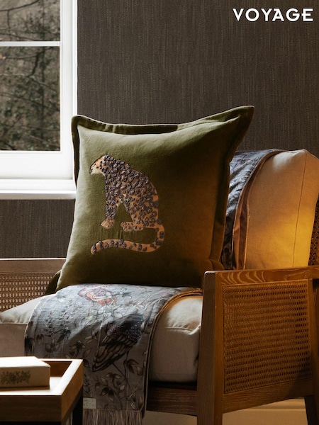 Voyage Olive Waghoba Animal Oxford Cushion (K87847) | £46