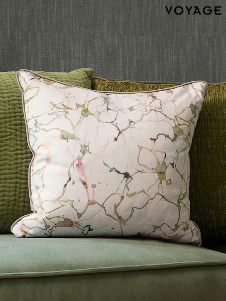 Voyage Meadow Carrara Abstract Piped Cushion (K87917) | £36