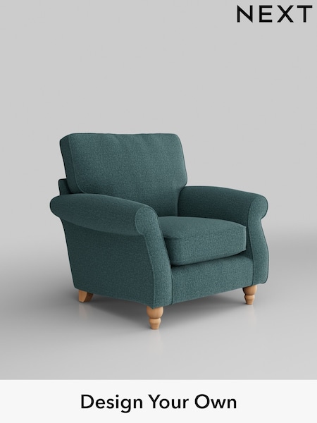 Chunky Chenille/Mid Teal Green Ashford (K88621) | £875