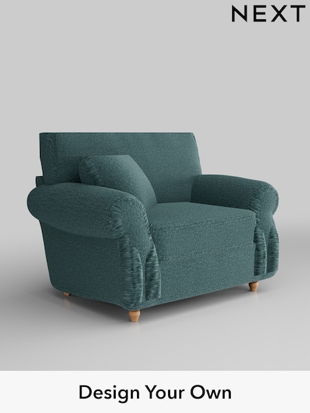 Chunky Chenille/Mid Teal Green Ashford (K88621) | £975