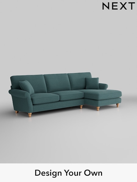 Chunky Chenille/Mid Teal Green Ashford (K88621) | £2,125