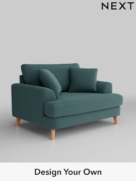 Chunky Chenille/Mid Teal Green Parker (K88623) | £1,075