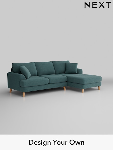 Chunky Chenille/Mid Teal Green Parker (K88623) | £2,150
