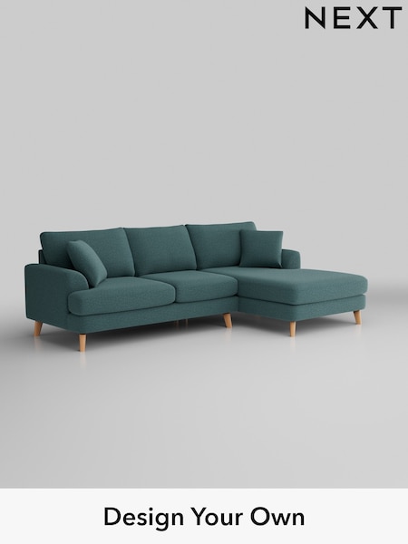 Chunky Chenille/Mid Teal Green Parker (K88623) | £2,299
