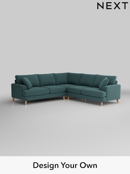 Chunky Chenille/Mid Teal Green Parker (K88623) | £2,725