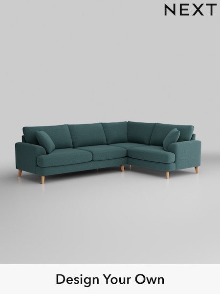 Chunky Chenille/Mid Teal Green Parker (K88623) | £2,425