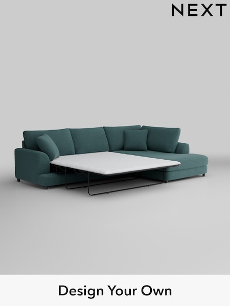 Chunky Chenille/Mid Teal Green Parker (K88623) | £2,525