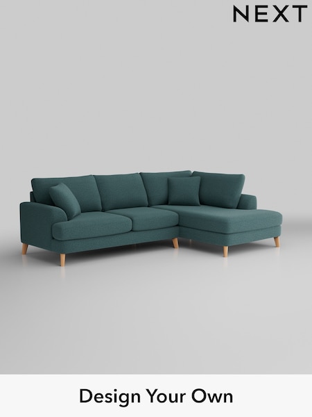 Chunky Chenille/Mid Teal Green Parker (K88623) | £2,250