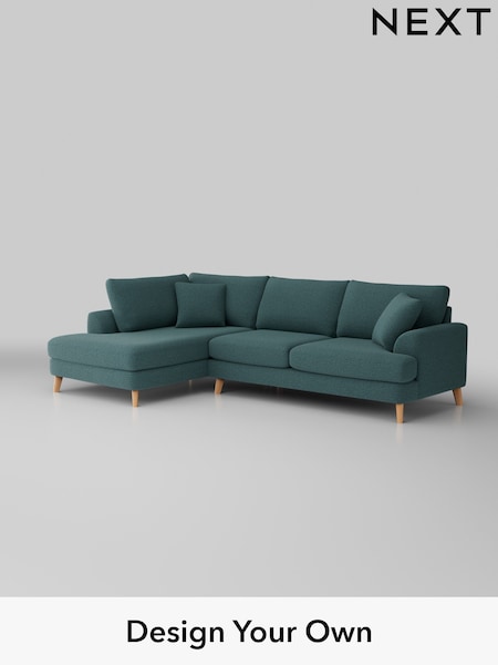 Chunky Chenille/Mid Teal Green Parker (K88623) | £2,350