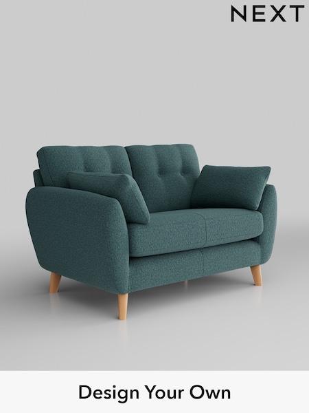 Chunky Chenille/Mid Teal Green Wilson Buttoned Back (K88625) | £850