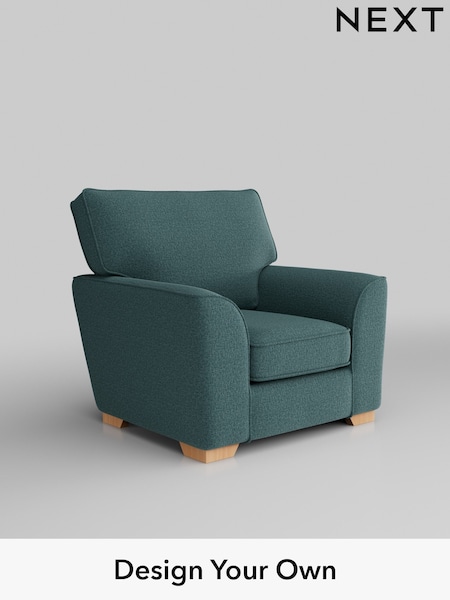 Chunky Chenille/Mid Teal Green Stamford Grand Relaxed Sit (K88627) | £799