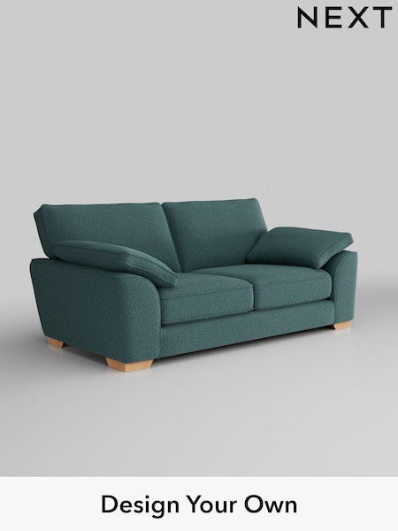 Chunky Chenille/Mid Teal Green Stamford Grand Relaxed Sit (K88627) | £1,725