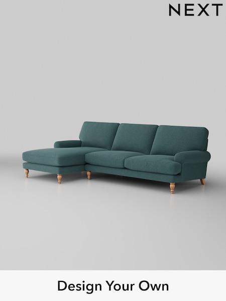 Chunky Chenille/Mid Teal Green Erin Deep Relaxed Sit (K88642) | £1,975