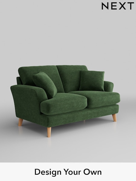 Luxe Chenille/Dark Green Conway Relaxed Sit (K88660) | £1,250