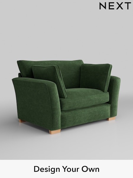 Luxe Chenille/Dark Green Heath Highback (K88662) | £950