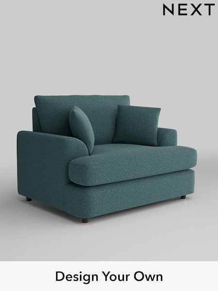 Chunky Chenille/Mid Teal Green Parker Platform (K88681) | £975
