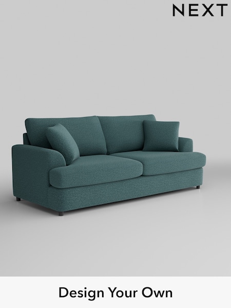 Chunky Chenille/Mid Teal Green Parker Platform (K88681) | £1,375