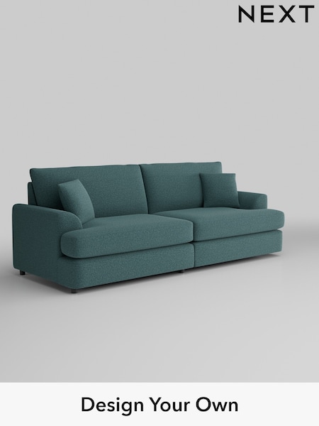 Chunky Chenille/Mid Teal Green Parker Platform (K88681) | £1,475