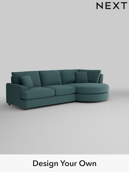 Chunky Chenille/Mid Teal Green Parker Platform (K88681) | £2,225