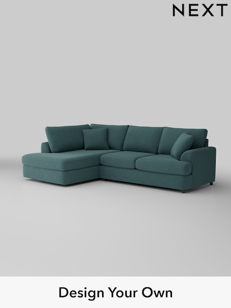 Chunky Chenille/Mid Teal Green Parker Platform (K88681) | £2,250