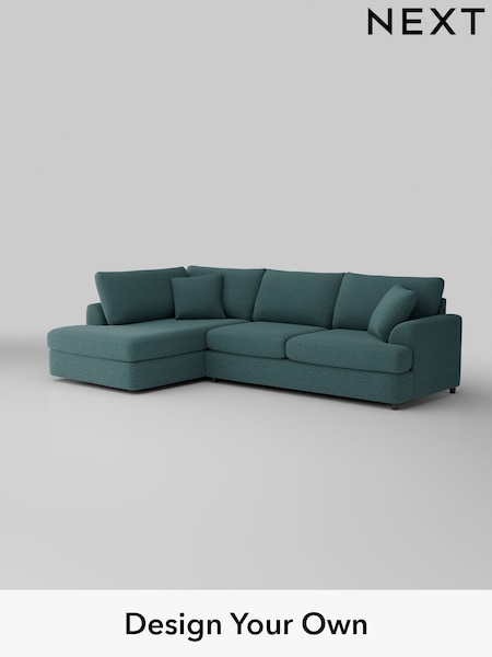 Chunky Chenille/Mid Teal Green Parker Platform (K88681) | £2,350